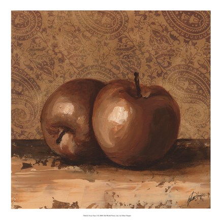 Framed Fruit Duet I Print