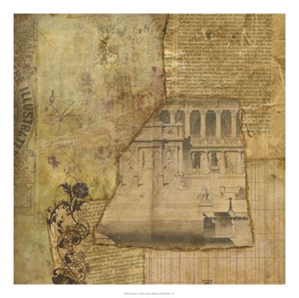 Framed Fragments I Print