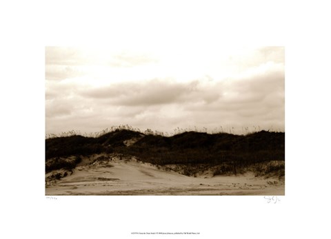 Framed Ocracoke Dune Study I Print
