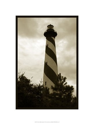 Framed Hatteras Island Lighthouse Print