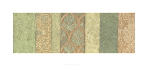 Framed Painted Patterns II Print