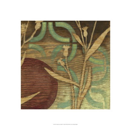 Framed Ornamental Garden IV Print