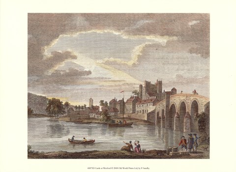 Framed Castle at Wexford Print