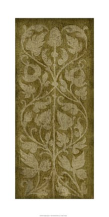 Framed Vineyard Tapestry I Print