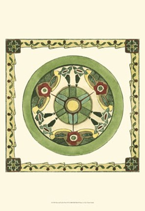 Framed Arts &amp; Crafts Plate VI Print