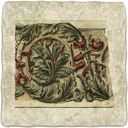 Framed Decorative Frieze IV Print