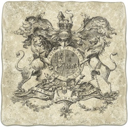 Framed Heraldry II Print