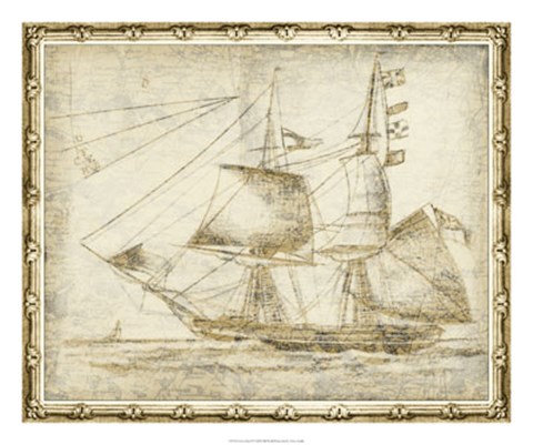 Framed Ghost Ship II Print