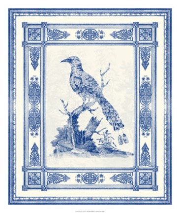 Framed Toile de Jouy II Print