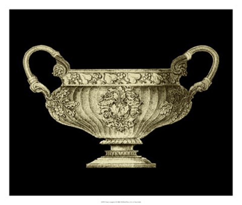 Framed Garden Antiquities I Print