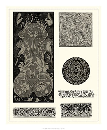 Framed Baroque Details II Print