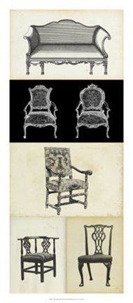 Framed Parlor Tableau III Print