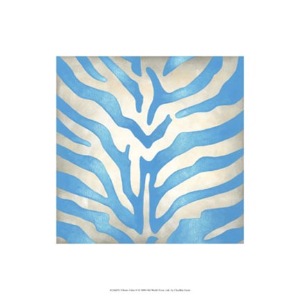 Framed Vibrant Zebra II Print