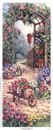Framed Garden Harmony Print