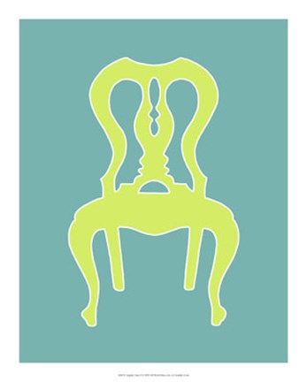 Framed Graphic Chair II Print