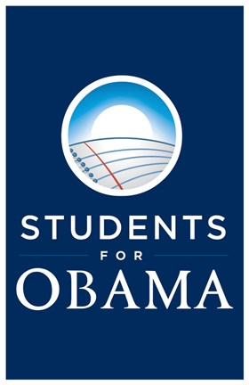 Framed Barack Obama - (Students for Obama) Campaign Poster Print
