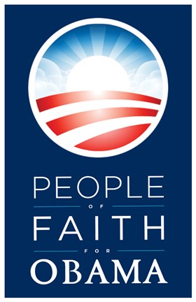 Framed Barack Obama - (People of Faith for Obama) Campaign Poster Print