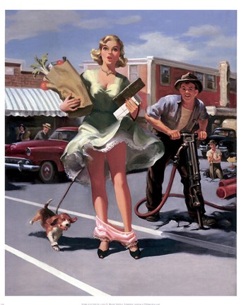 Framed Jackhammer Print