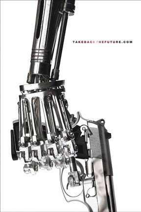 Framed Terminator: The Sarah Connor Chronicles - style AQ Print