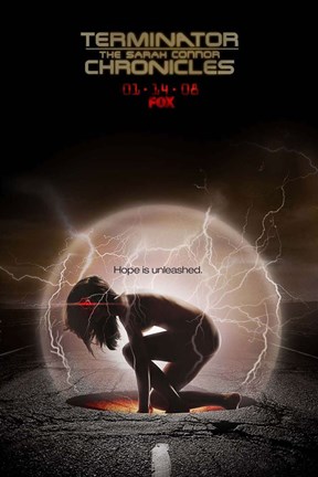Framed Terminator: The Sarah Connor Chronicles - style AV Print