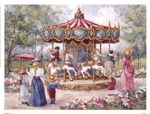 Framed Magical Horses Print