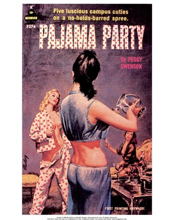 Framed Pajama Party Print