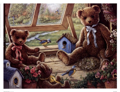 Framed Garden House Tenants Print