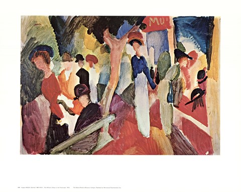 Framed Milliner's Shop Print