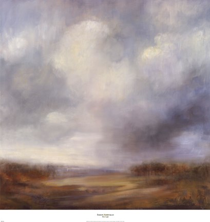 Framed Blue Light Print