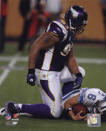 Framed Kevin Williams 2008 Action Print