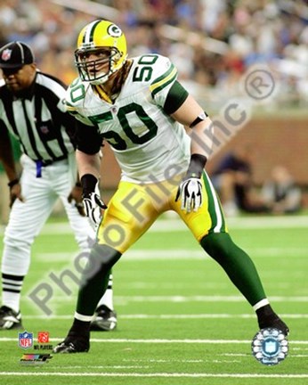 Framed A.J. Hawk 2008 Action Print