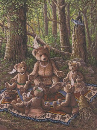 Framed Story Teller Print