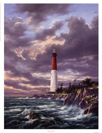 Framed Barnegat Light Print