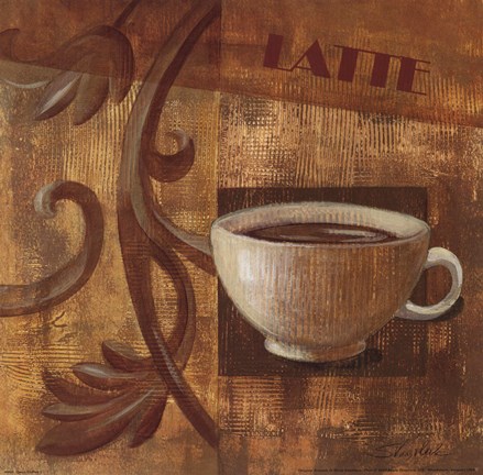 Framed Deco Coffee I Latte Print
