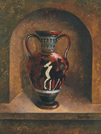 Framed Vonuchka - Olympian Urn Print