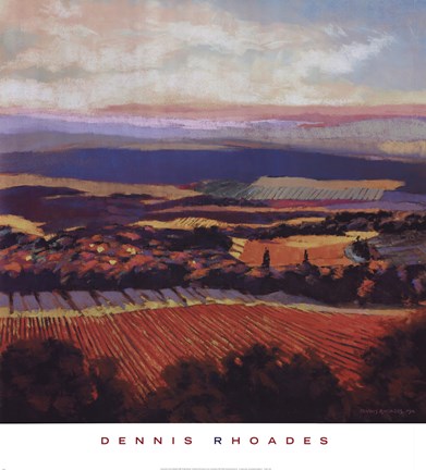 Framed Tuscan Sunrise Print