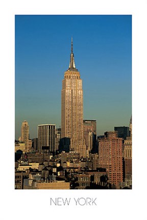 Framed Empire State Building, N.Y. Print