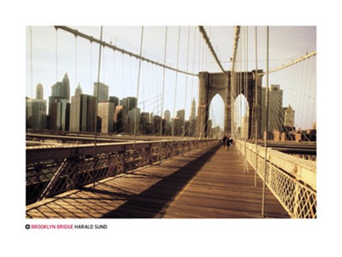 Framed Brooklyn Bridge Print