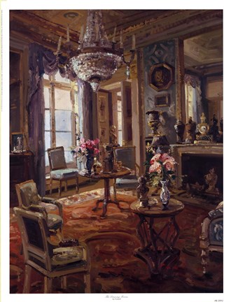 Framed Drawing Room Print