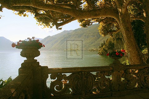 Framed Lakeside Romance II Print