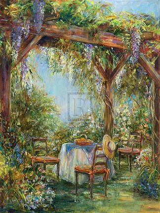 Framed Wisteria Breeze Print