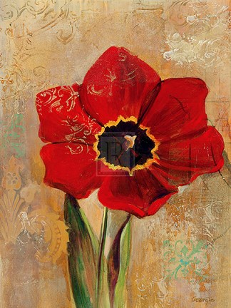 Framed Floral Promices V Print