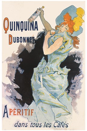 Framed Quinquina Dubonnet Print