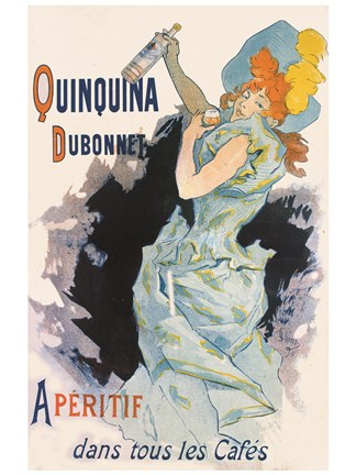 Framed Quinquina Dubonnet Print