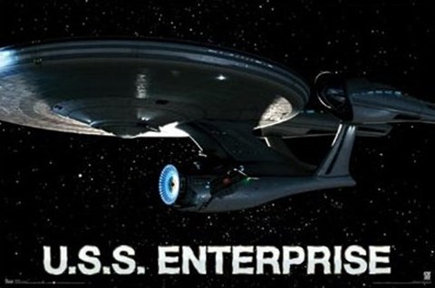 Framed Star Trek XI - Enterprise Print