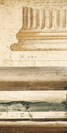 Framed Architectural Detail I Print