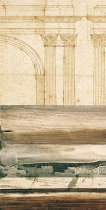 Framed Architectural Detail II Print