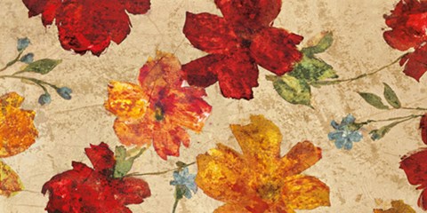 Framed Fleurs du printemps Print