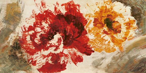 Framed Pop Flowers Print