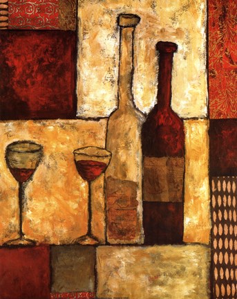 Framed Vino II Print